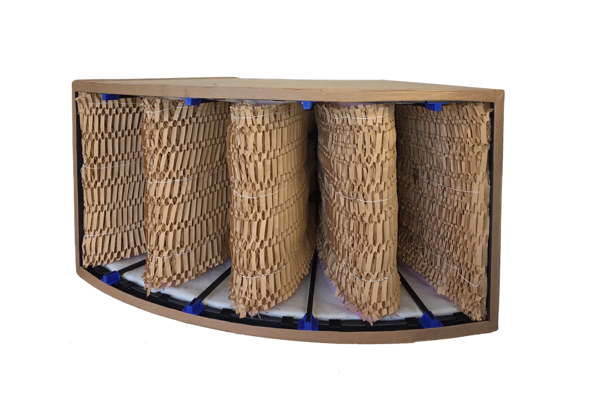 Klixxa Curved filter system with radially arranged filter pockets